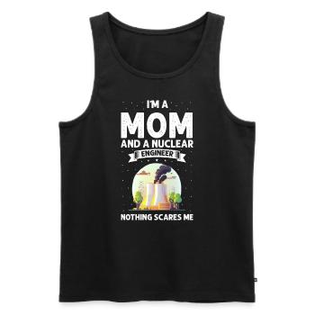 Kernenergie Spruch für Kernenergie - Männer Premium Bio Tank Top - Schwarz - Vorne - Michal (187cm)