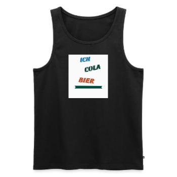 Screenshot 20220816 193418 T Shirt - Männer Premium Bio Tank Top - Schwarz - Vorne - Michal (187cm)