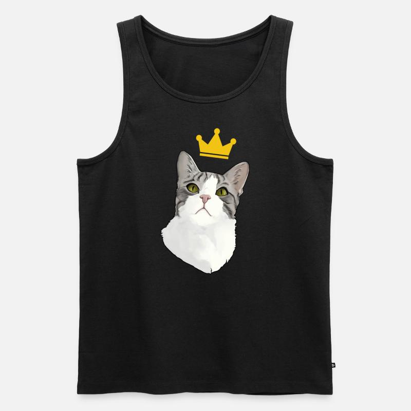 King Mörf - Männer Premium Bio Tank Top - Schwarz