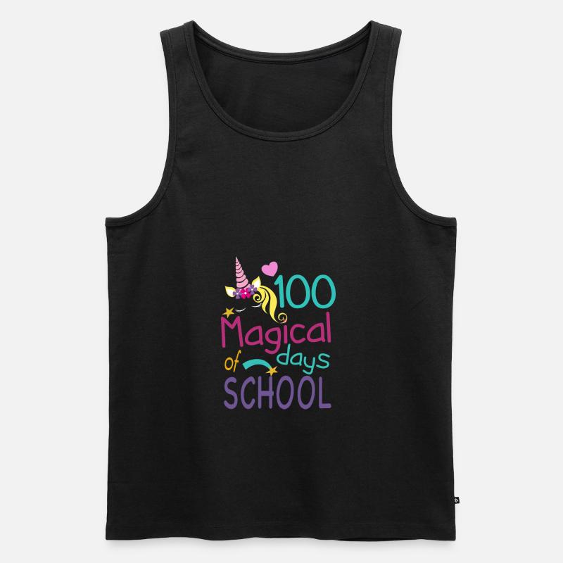 100 Magical Days - Männer Premium Bio Tank Top - Schwarz