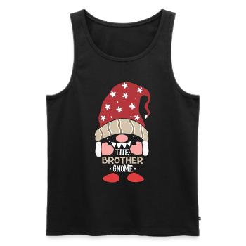 The Brother gnome. - Men's Premium Organic Tank Top - black - Front - Michal (187cm)