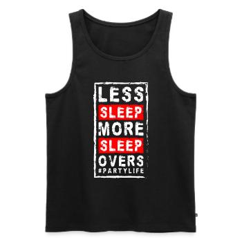 Party Birthday Event - Men's Premium Organic Tank Top - black - Front - Michal (187cm)