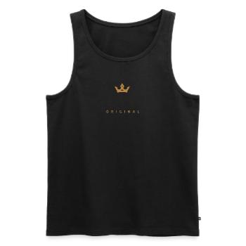 Geyer Original Familienname - Männer Premium Bio Tank Top - Schwarz - Vorne - Michal (187cm)