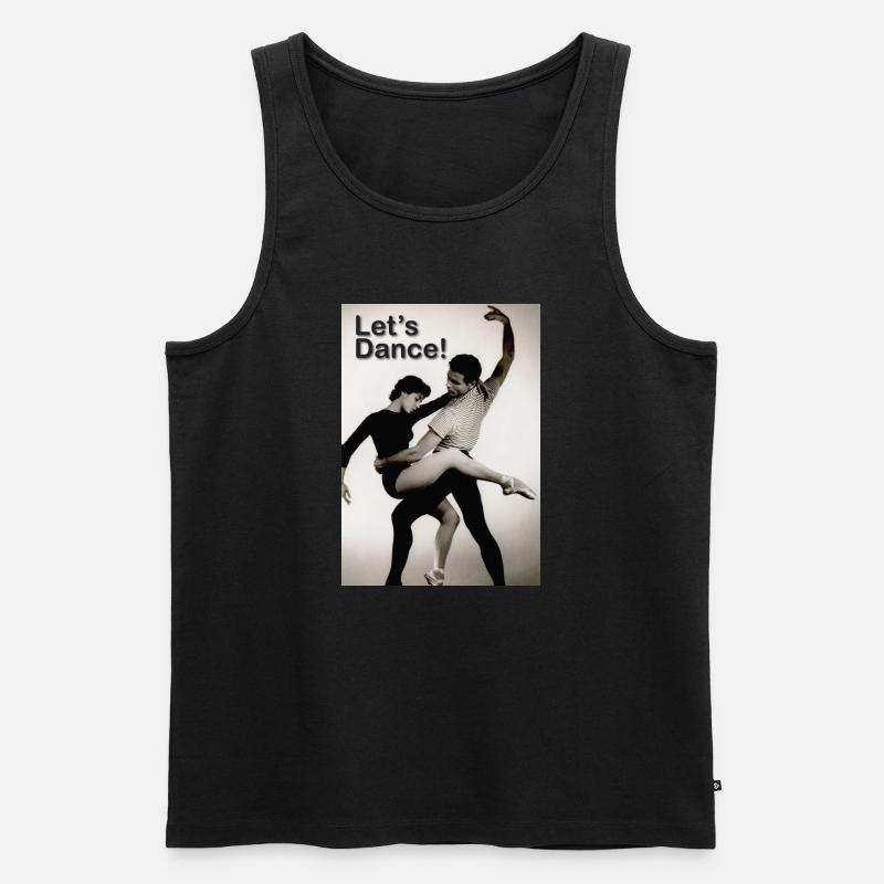 Let's Dance - Männer Premium Bio Tank Top - Schwarz