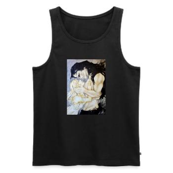 Join me in death - Männer Premium Bio Tank Top - Schwarz - Vorne - Michal (187cm)