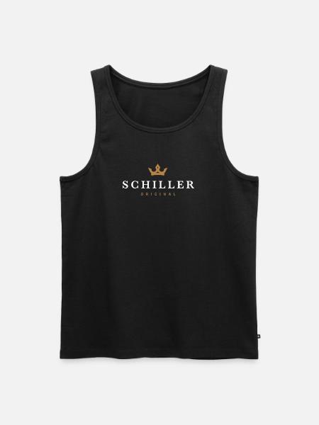 Schiller Original Familienlogo - Ekologisk premium tanktopp herr - svart