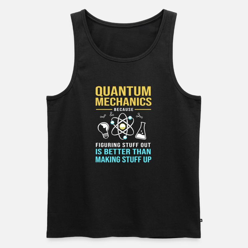 Physique quantique Mécanique quantique Saut quantique - Débardeur bio Premium Homme - noir