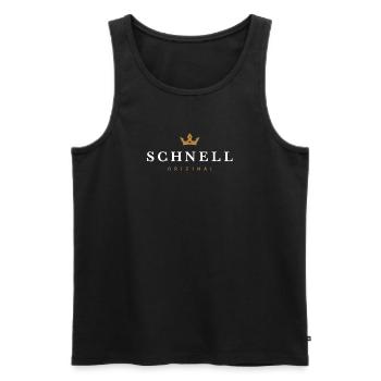 Quick Original Family Logo - Men's Premium Organic Tank Top - black - Front - Michal (187cm)