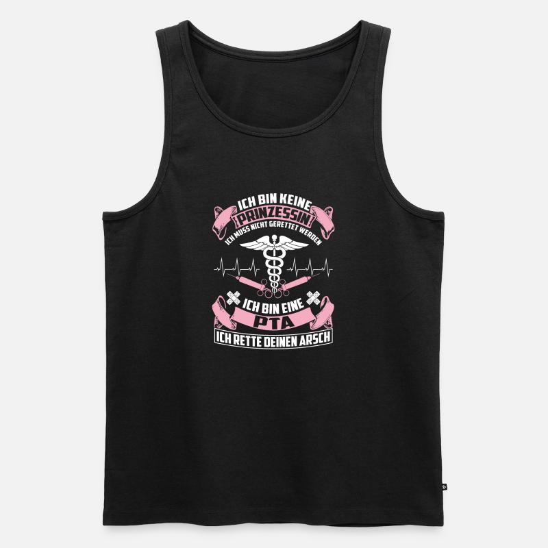 PTA - pharmaceutical technical assistant - Men's Premium Organic Tank Top - black