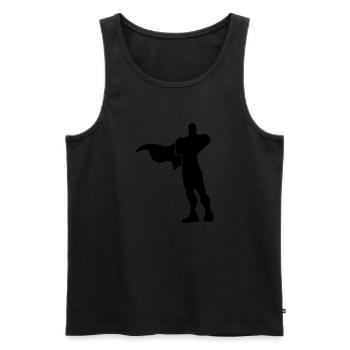 Supernatural Hero - Männer Premium Bio Tank Top - Schwarz - Vorne - Michal (187cm)