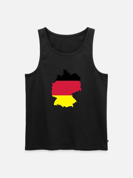 Deutschland - Men's Premium Organic Tank Top - black