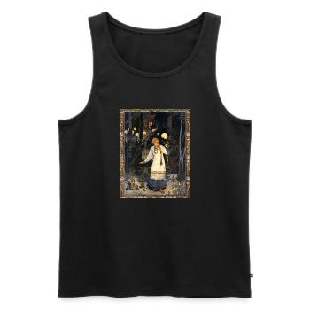 VasilisaVivid Retro - Vasilisa - Débardeur bio Premium Homme - noir - Devant - Michal (187cm)