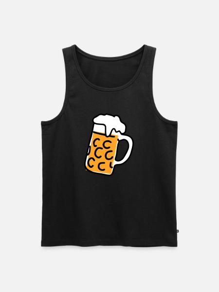 beer hump - Men's Premium Organic Tank Top - black
