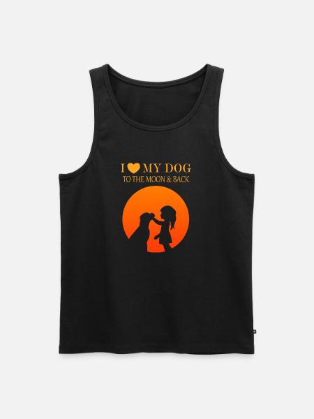 Dog Hund - Men's Premium Organic Tank Top - black