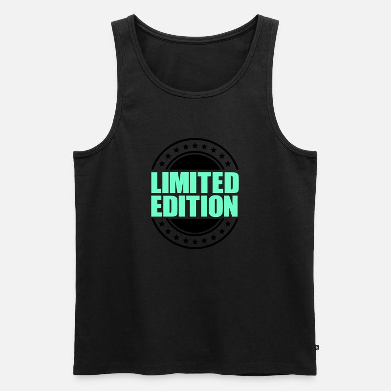 limited edition - Männer Premium Bio Tank Top - Schwarz