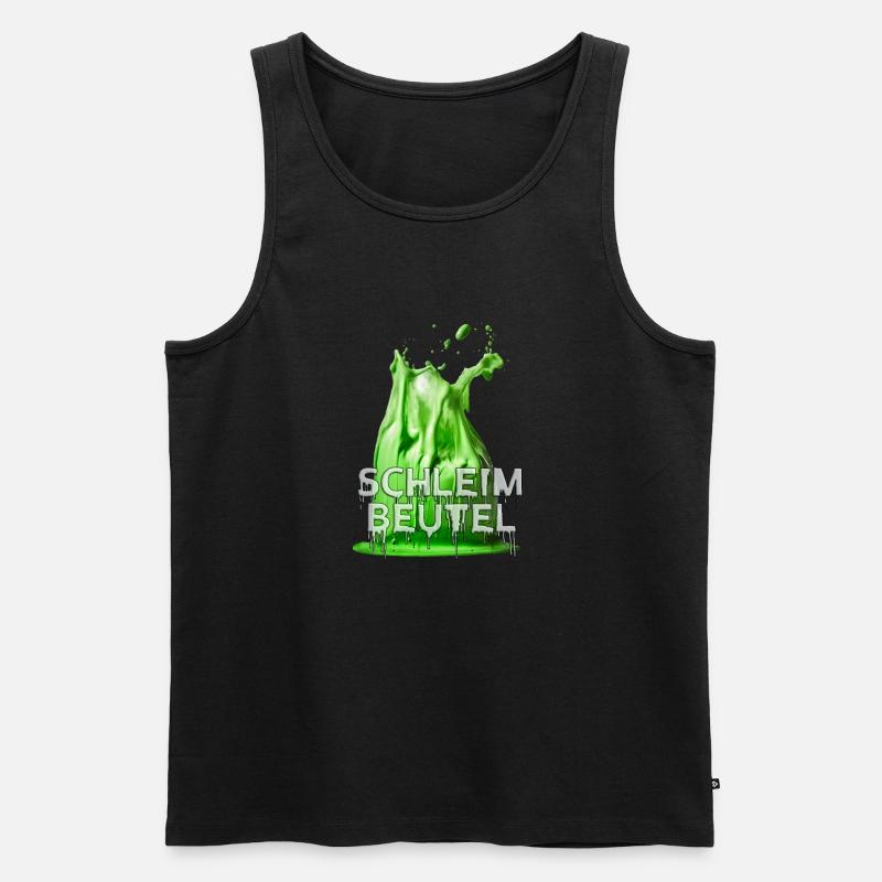 Schleimbeutel - Männer Premium Bio Tank Top - Schwarz