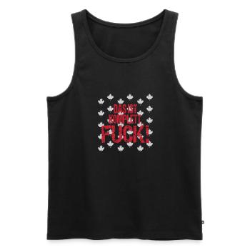 kanada wildnis ahorn - Männer Premium Bio Tank Top - Schwarz - Vorne - Michal (187cm)