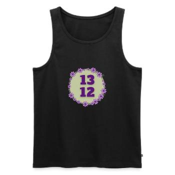 1312 / ACAB - Men's Premium Organic Tank Top - black - Front - AI Model Male 178 light (178cm)
