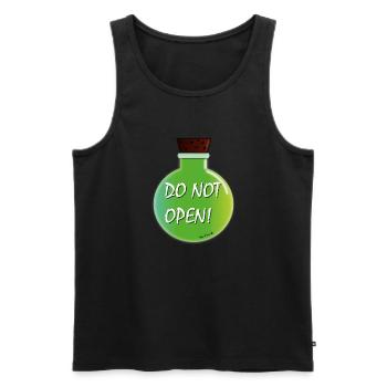 vial ball - Men's Premium Organic Tank Top - black - Front - AI Model Male 178 light (178cm)