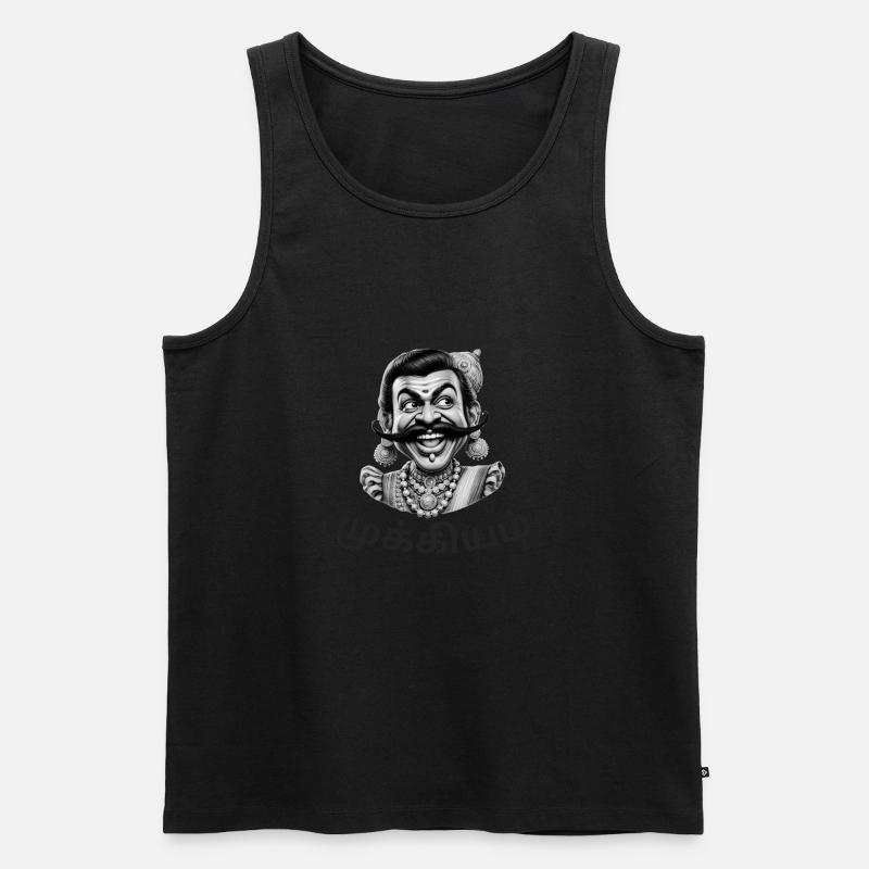 Sooru First - Männer Premium Bio Tank Top - Schwarz