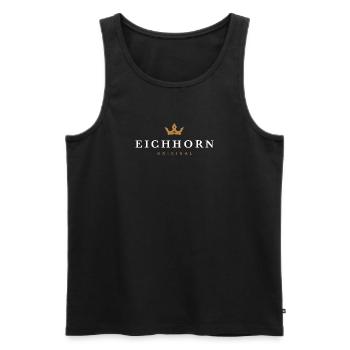 Eichhorn Original Familienlogo - Männer Premium Bio Tank Top - Schwarz - Vorne - Michal (187cm)