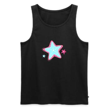 Seestern Geschenk Meer Fische Tier Strand Urlaub - Männer Premium Bio Tank Top - Schwarz - Vorne - AI Model Male 178 light (178cm)