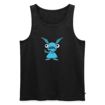 Ungeheuer Ohren Geschenk Halloween Comic fantasy - Männer Premium Bio Tank Top - Schwarz - Vorne - Michal (187cm)