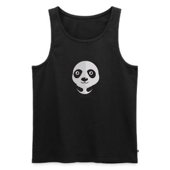 Animaux Animaux Animal Imprimer Nature 34 - Débardeur bio Premium Homme - noir - Devant - Michal (187cm)