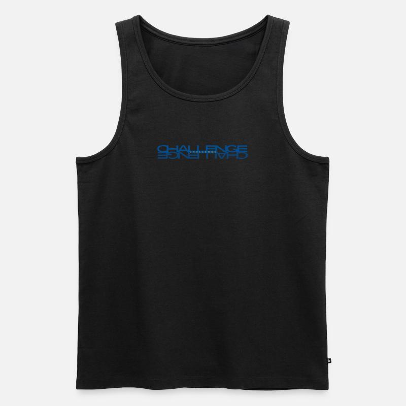 challenge 2024 - Männer Premium Bio Tank Top - Schwarz