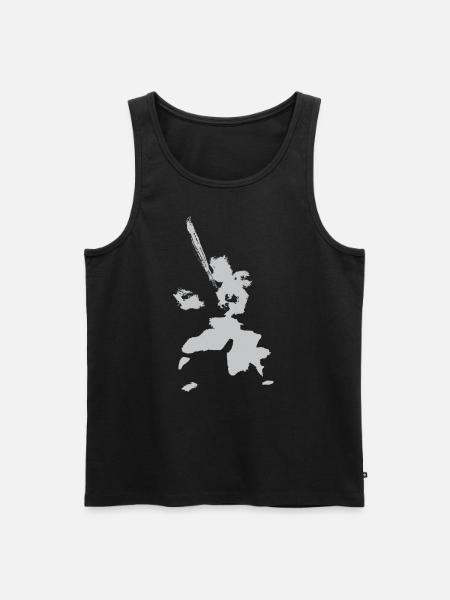 Kendo Figure - INK - Men's Premium Organic Tank Top - black