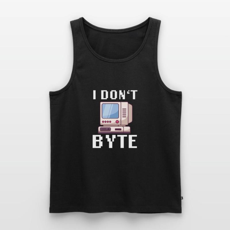 I Don't Byte Informatiker Programmierer IT Funny Männer Premium Bio Tank Top