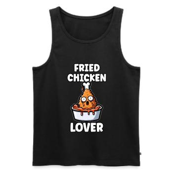 Fried Chicken Chicken Wings Chicken Gift - Men's Premium Organic Tank Top - black - Front - Michal (187cm)