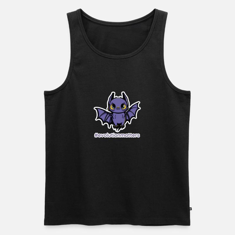 #evolutionmatters - Männer Premium Bio Tank Top - Schwarz