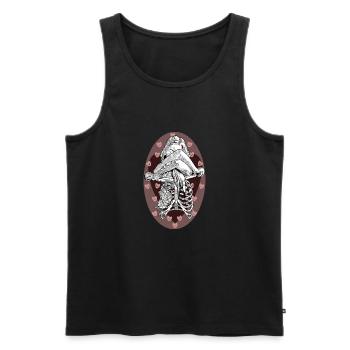 Be Yourself Society Individuality Mindset se - Men's Premium Organic Tank Top - black - Front - AI Model Male 178 light (178cm)
