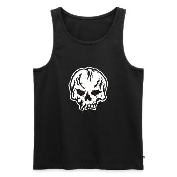 Zombie - Männer Premium Bio Tank Top - Schwarz - Vorne - Michal (187cm)