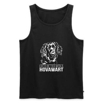 HOVAWART life is better Hunde Sort Wilsigns - Débardeur bio Premium Homme - noir - Devant - Michal (187cm)