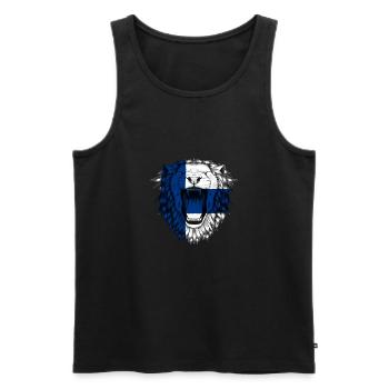 Finnland - Männer Premium Bio Tank Top - Schwarz - Vorne - AI Model Male 178 light (178cm)