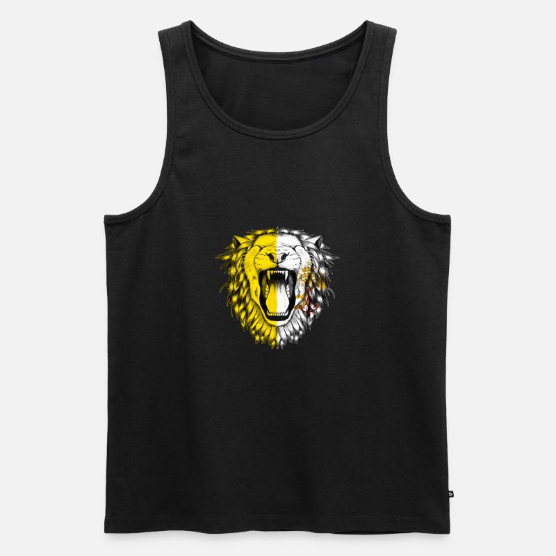 Vatikan - Männer Premium Bio Tank Top - Schwarz
