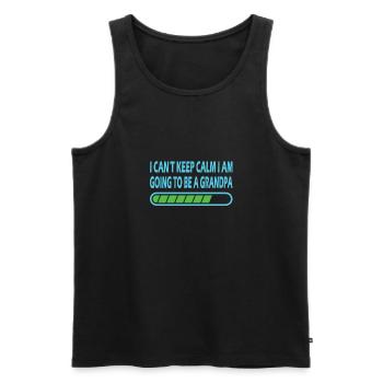 Ich Werde Ein Opa-Download-Geschenk Männer Sein - Männer Premium Bio Tank Top - Schwarz - Vorne - AI Model Male 178 light (178cm)