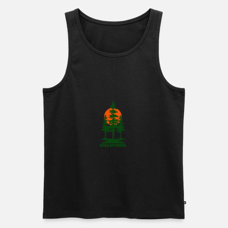 Équipe Arbres Marchandise - Débardeur bio Premium Homme - noir