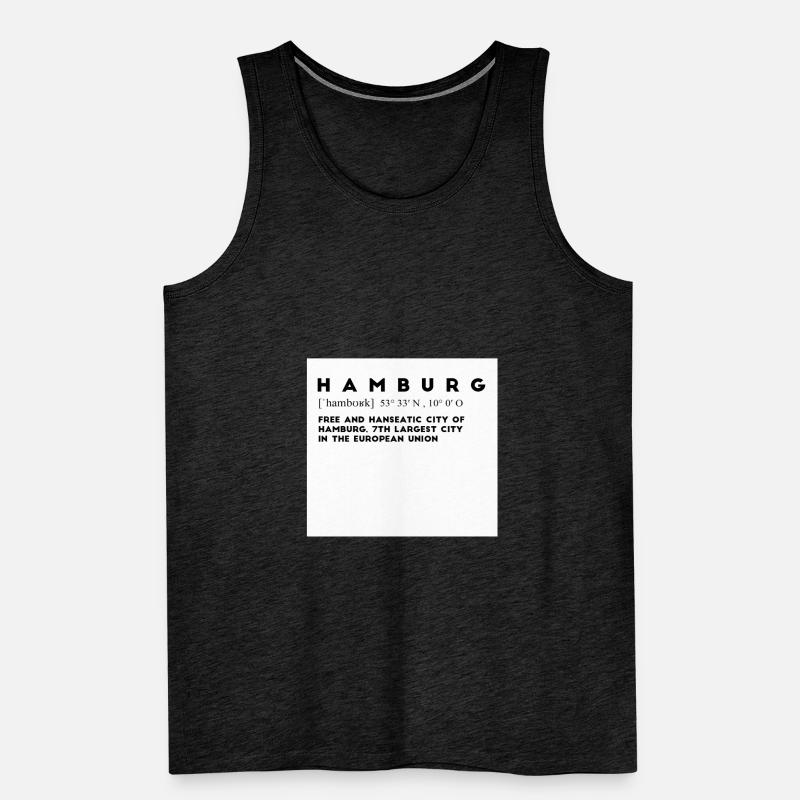 Hambourg Design Débardeur bio Premium Homme