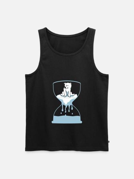 Polar bear - Men's Premium Organic Tank Top - black