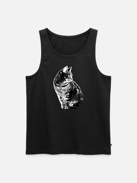 Chats ternes chattes - Débardeur bio Premium Homme - noir
