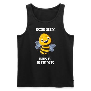 Ich Bin Eine Biene Imkerin Bienenflüsterin - Männer Premium Bio Tank Top - Schwarz - Vorne - Michal (187cm)