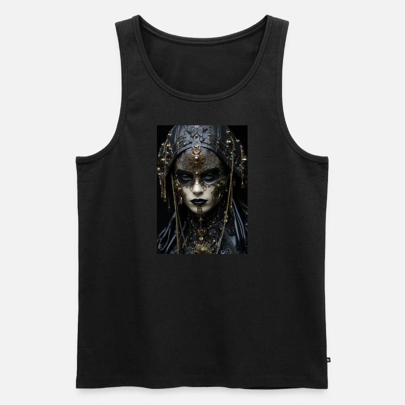Gothic Couture - Männer Premium Bio Tank Top - Schwarz
