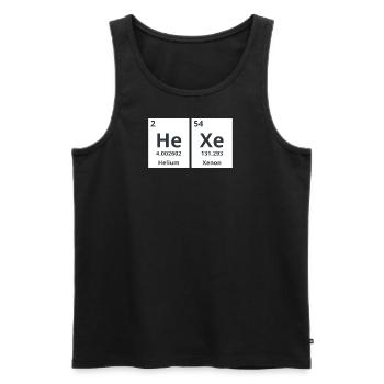 Hexe - Männer Premium Bio Tank Top - Schwarz - Vorne - Michal (187cm)