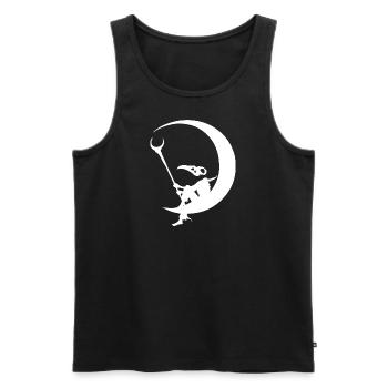 Khonshu - Men's Premium Organic Tank Top - black - Front - AI Model Male 178 light (178cm)