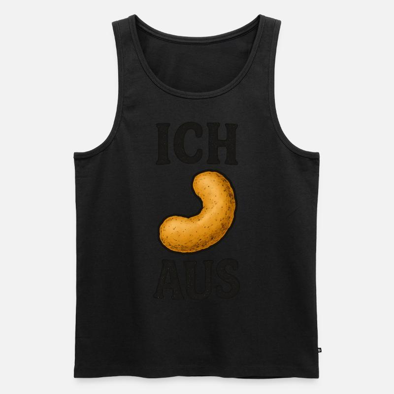 Ich Flip Aus Erdnuss Flips Spruch - Männer Premium Bio Tank Top - undefined