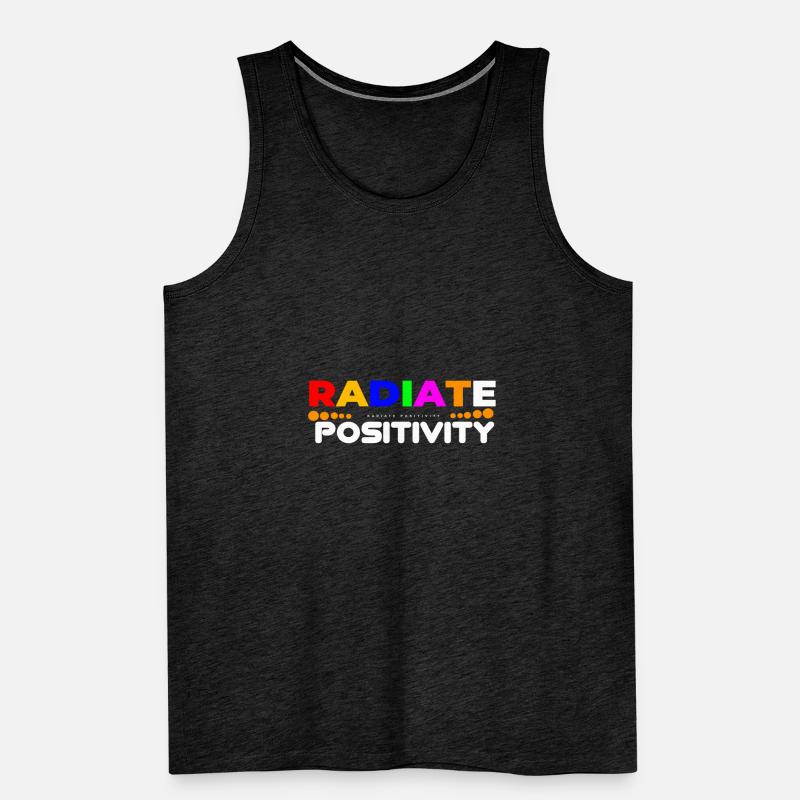 Radiate Positivity Men's Premium Organic Tank Top