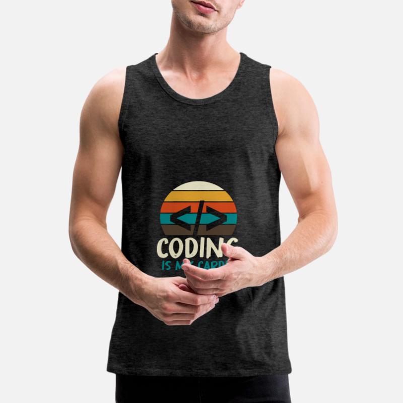 Programmeur Geek Programmeur Programmeur Informatique Codeur L Débardeur bio Premium Homme
